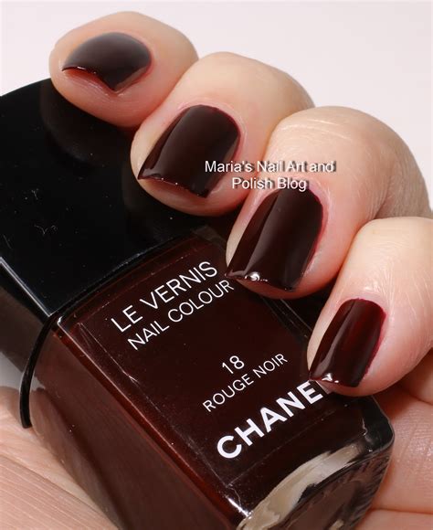 le vernis chanel 18 rouge noir|LE VERNIS Nail Colour – Makeup .